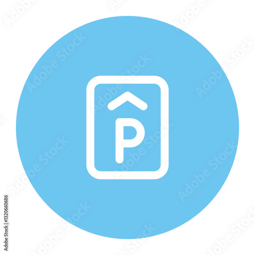 parking icon for illustration