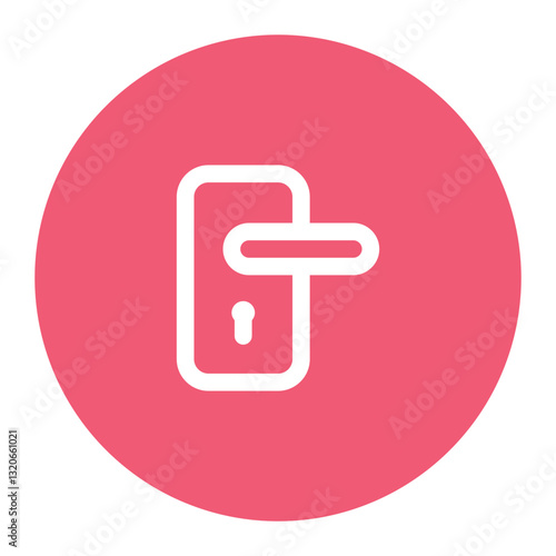 door handle icon for illustration
