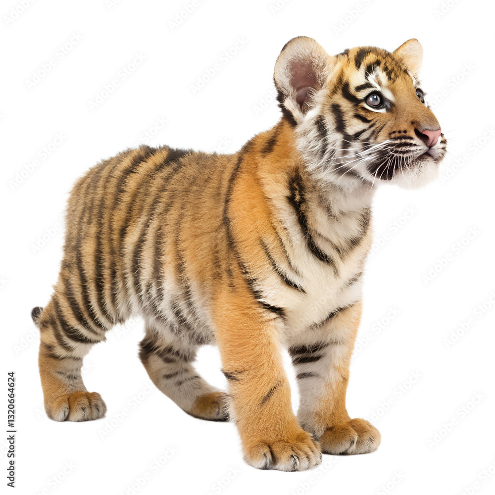 Fototapeta premium Tiger Cub. PNG.