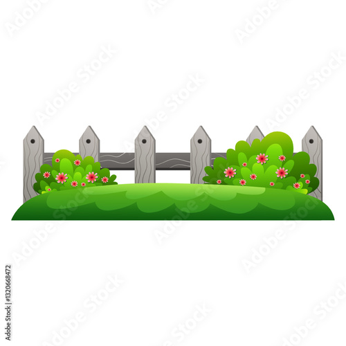 Flower Garden Illustration