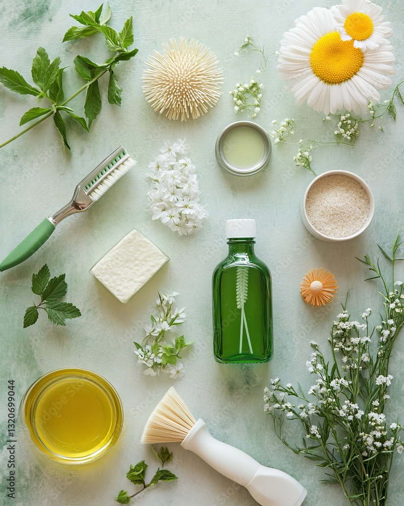 Ecofriendly DIY class making natural cleaning products with green theme Ecofriendly DIY class making natural cleaning products with green theme