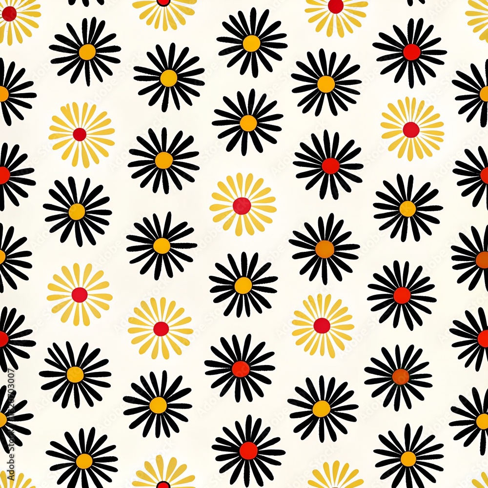 colorful pattern of various flowers colorful pattern of various flowers