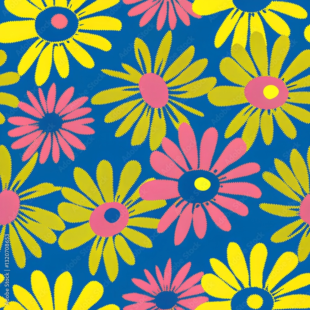 colorful pattern of various flowers colorful pattern of various flowers