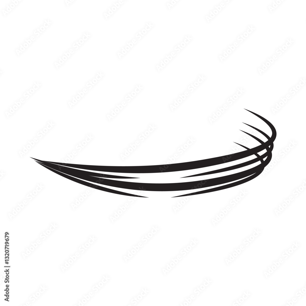 Obraz premium Comic Speed Line Effect