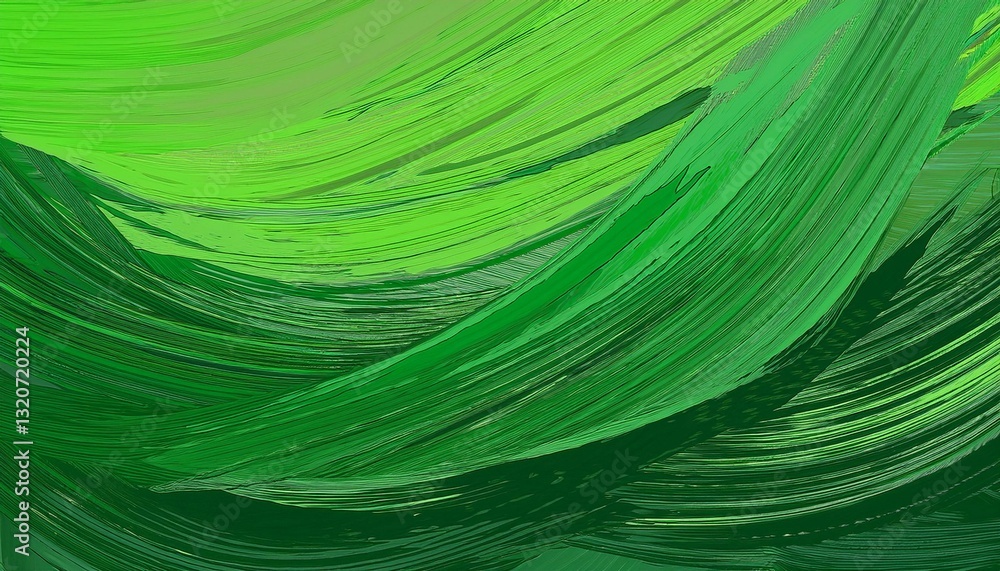 Obraz premium abstract green brush strokes background design