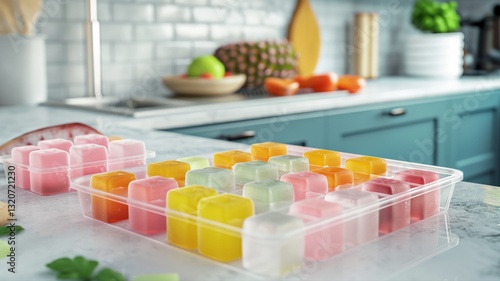 Wallpaper Mural reusable ice packs in colorful boxes  Torontodigital.ca