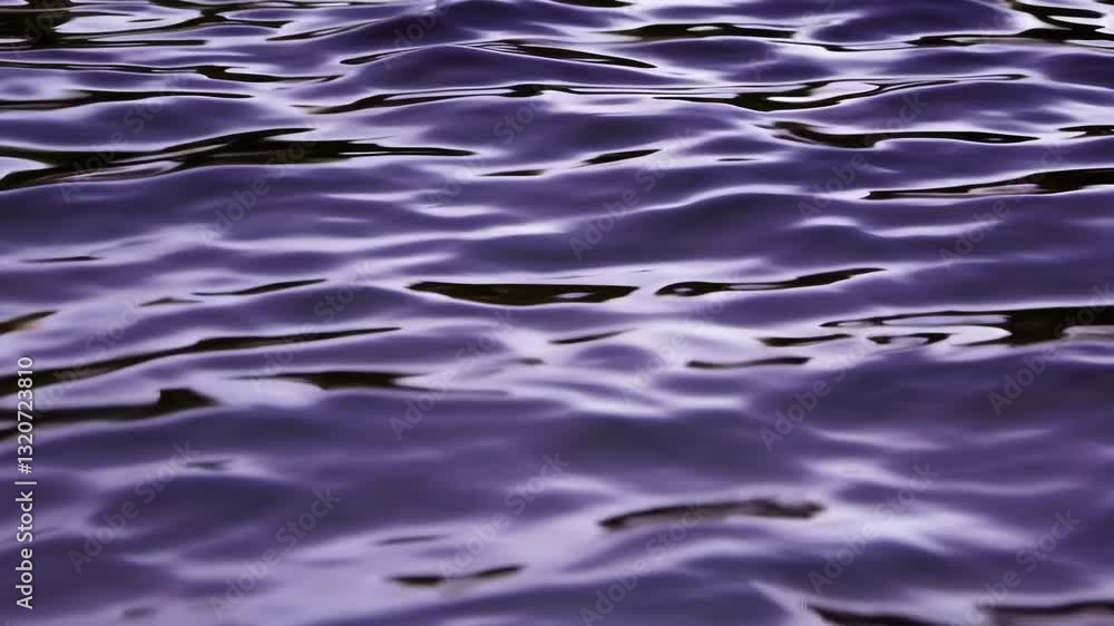 Dynamic flowing water with reflective ripples and light reflections in motion Dynamic flowing water with reflective ripples and light reflections in motion