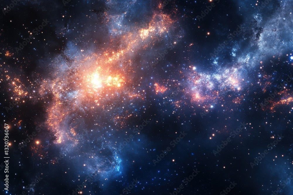 Ethereal cosmic canopy featuring vibrant celestial elements, showcasing a mesmerizing blend of stardust, perfect for science fiction and space-themed designs in creative projects Ethereal cosmic canopy featuring vibrant celestial elements, showcasing a mesmerizing blend of stardust, perfect for science fiction and space-themed designs in creative projects