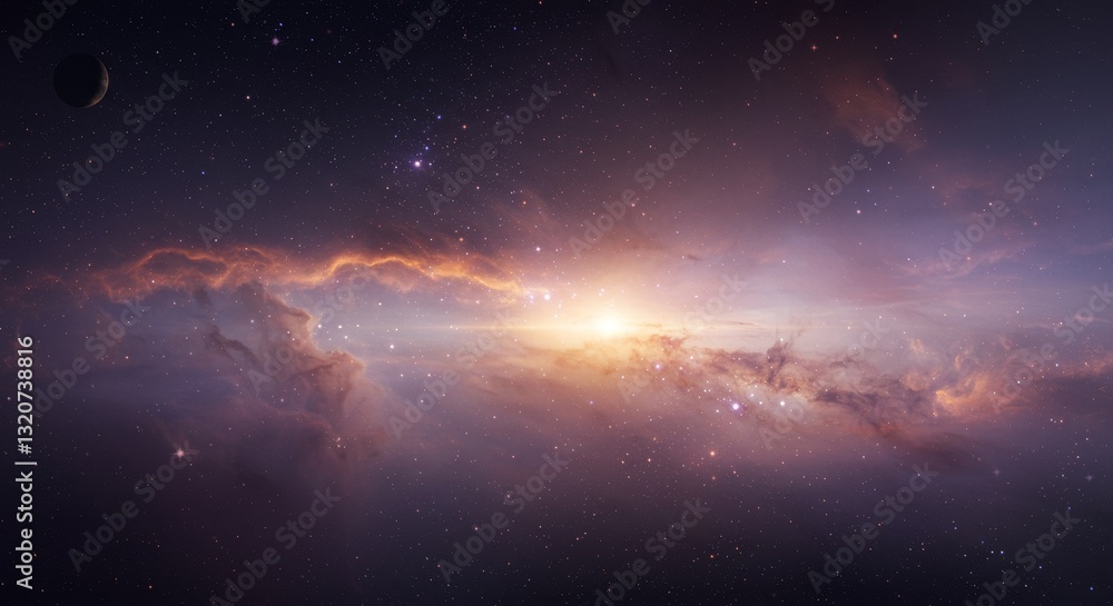 Fototapeta premium universe starry sky