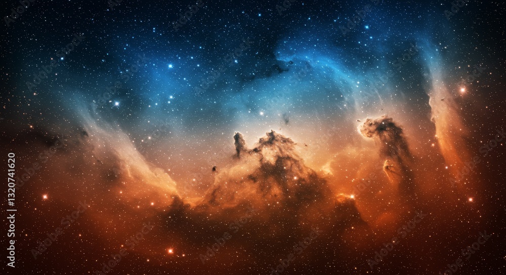 Fototapeta premium universe starry sky