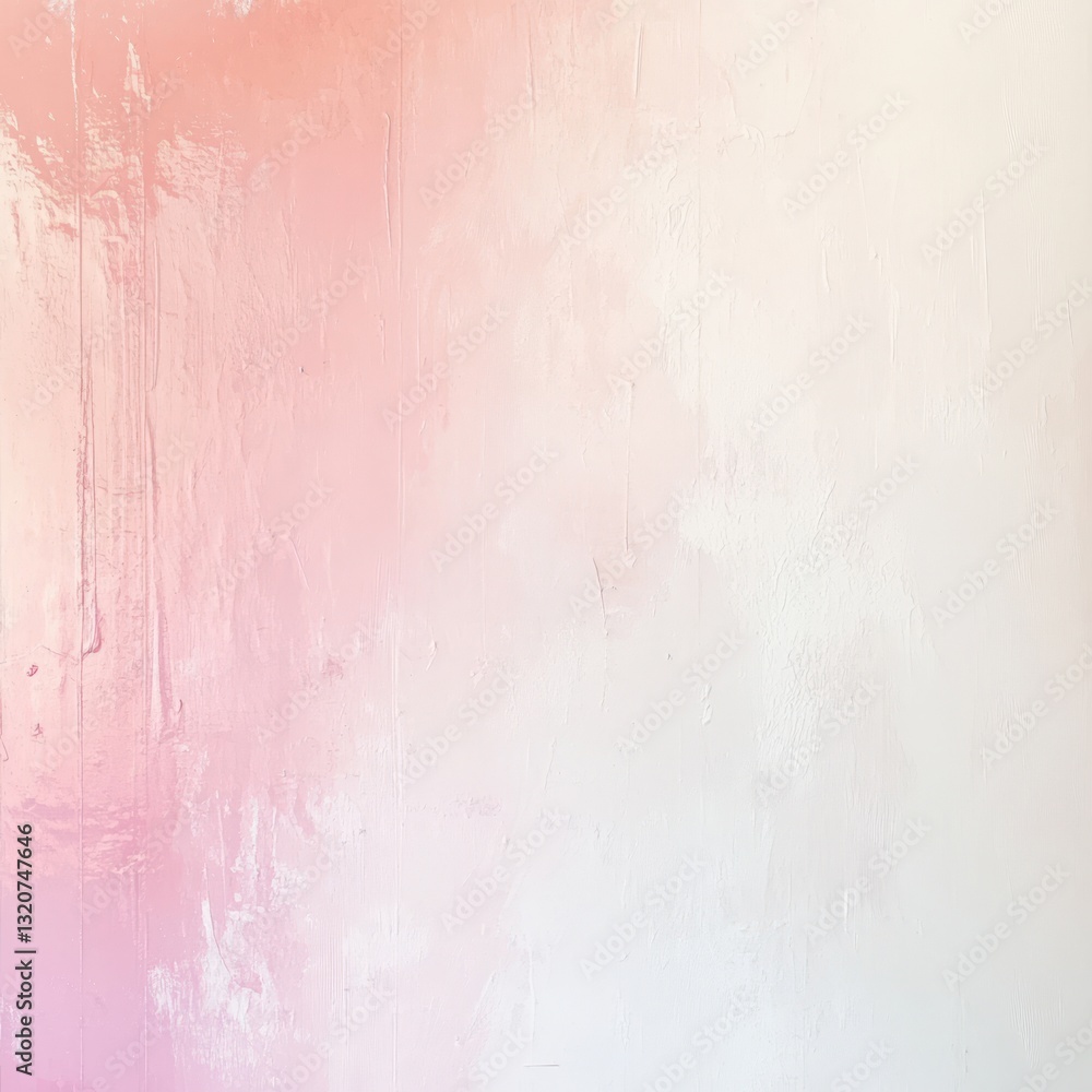 Fototapeta premium Abstract Textured Gradient Background with a Soft Pink and White Color Blend for Minimalist Design