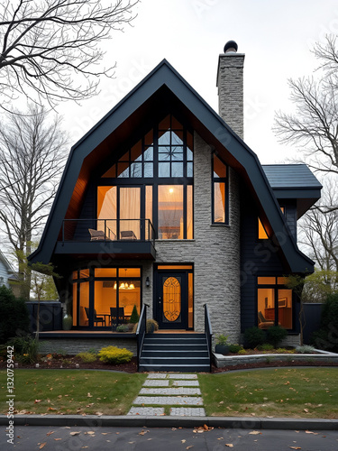 19 A house with a unique and one-of-a-kind exterior design 1_SwinIR photo