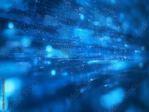 Soft blue background with a clear gradient, creating a modern and sleek abstract wallpaper.