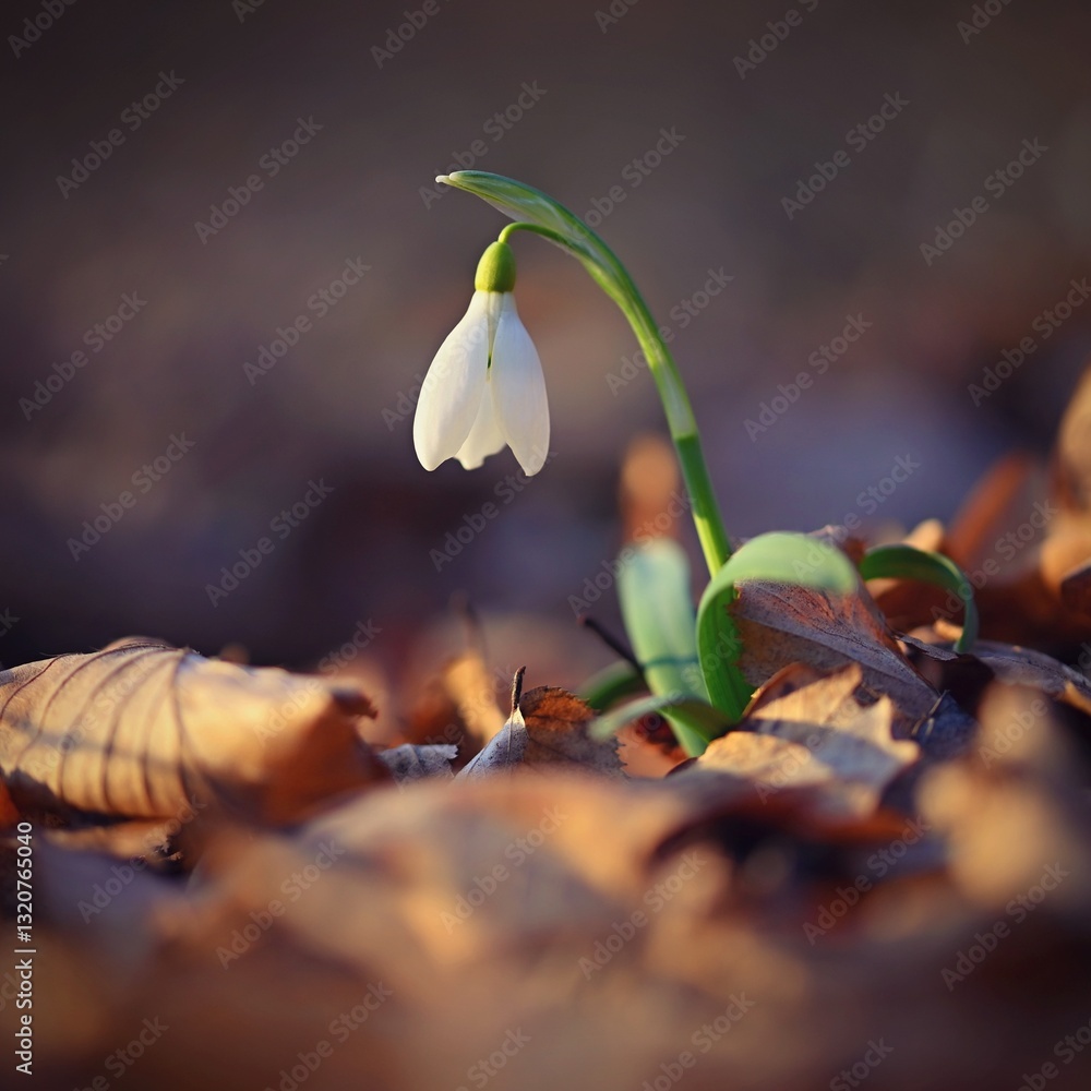 Spring background. Beautiful first spring flowers for the beginning of spring time and season. Concept for nature and environment.