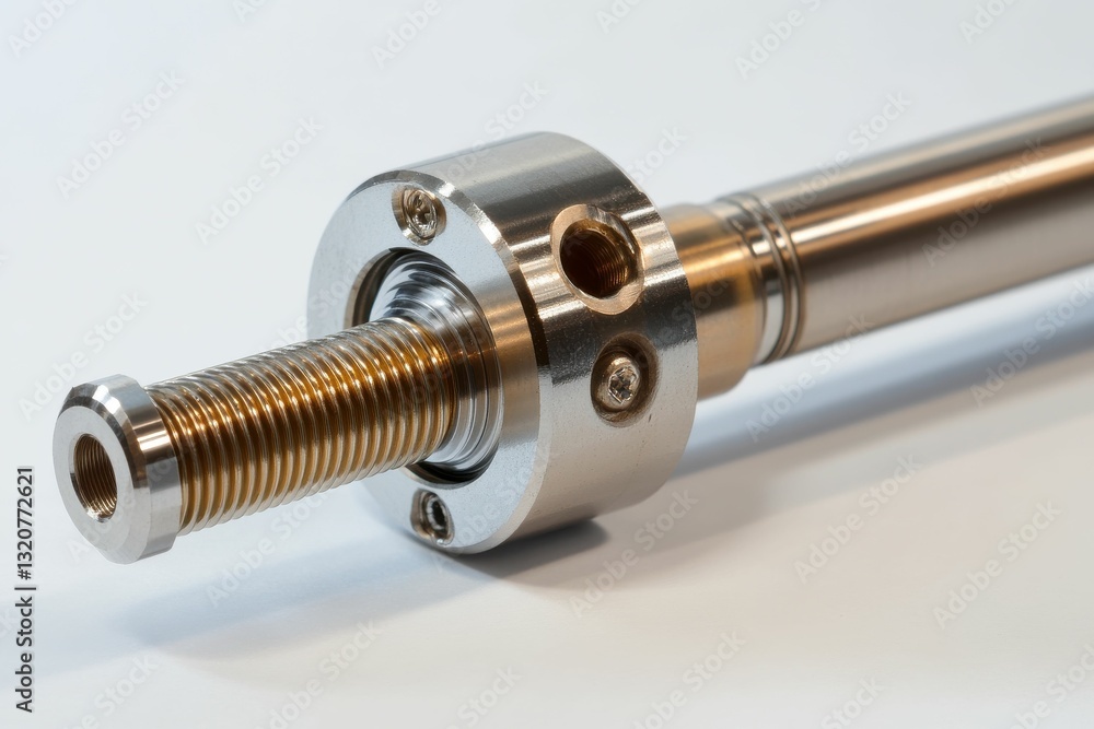Ball Screw Lead Shaft and Bearing Mechanism for High Precision CNC Machine Structure Ball Screw Lead Shaft and Bearing Mechanism for High Precision CNC Machine Structure
