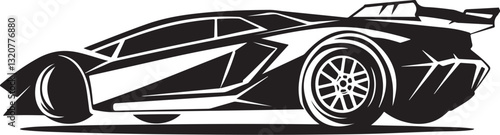 Stylish Supercar Silhouettes Collection
