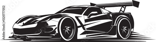 Stylish Supercar Silhouettes Collection
