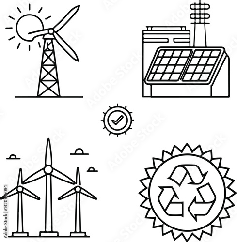 Green Energy Icon Set