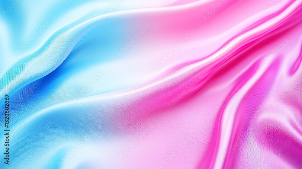 Obraz premium Soft Fabric Texture in Pink and Blue Gradients for Background Use