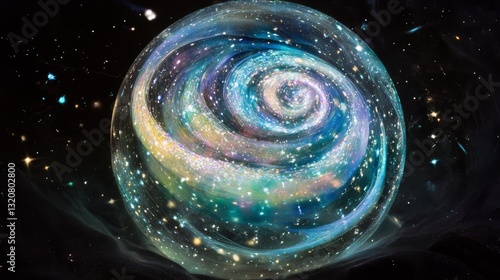 cosmic scene unfolds as the planets shift into a radiant 5D realm