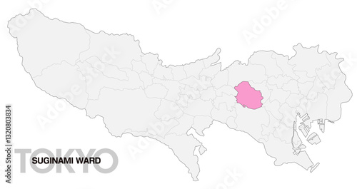 東京都杉並区の位置地図_04