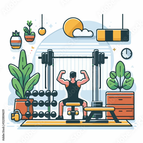 gym, fitness, exercise, healthy, training, sport, workout, health, equipment, fit, club, interior, power, activity, body, athlete, strength, lifestyle, woman, weight, bodybuilding, active, center, wel