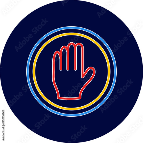 Halt Vector Icon