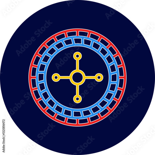 Roulette Vector Icon