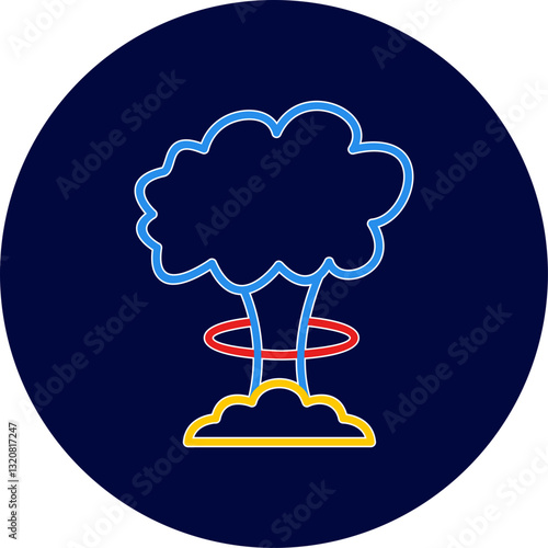 Unique Bomb Blast Vector Icon