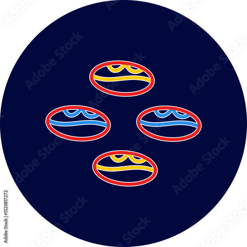 Coffee Beans Vector Icon