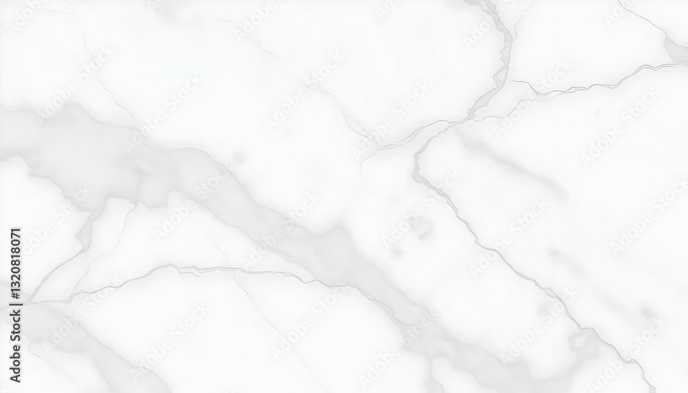 Obraz premium Elegant White Marble Background with Subtle Gray Veins Texture