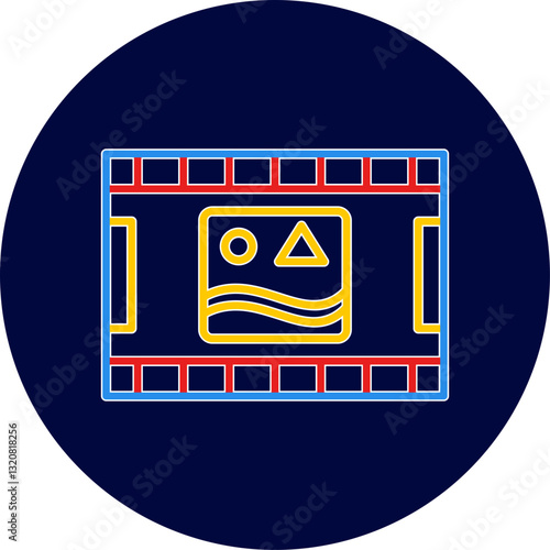 Unique Pictures Reel Vector Icon