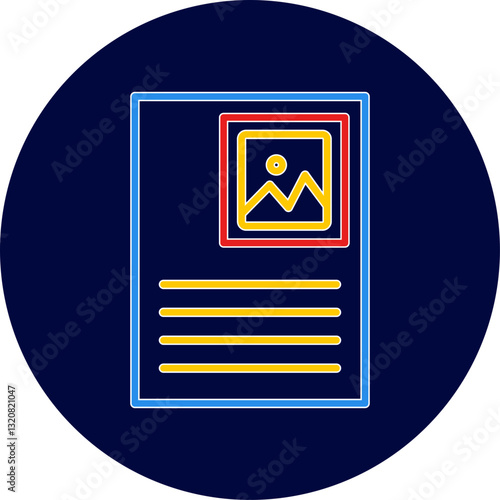 Picture Attachment Vector Icon