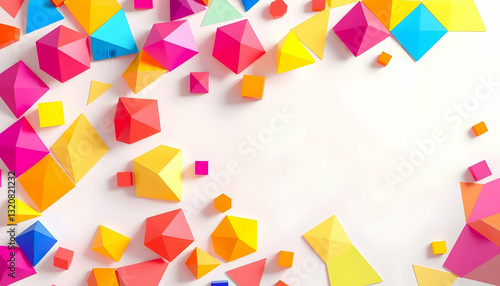 Free Download Colorful Geometric Shapes Background for Creative Design Projects - GFXLoad