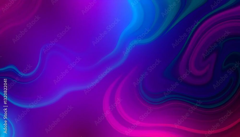 Fototapeta premium Vibrant Abstract Background with Swirling Colors in Purple and Blue
