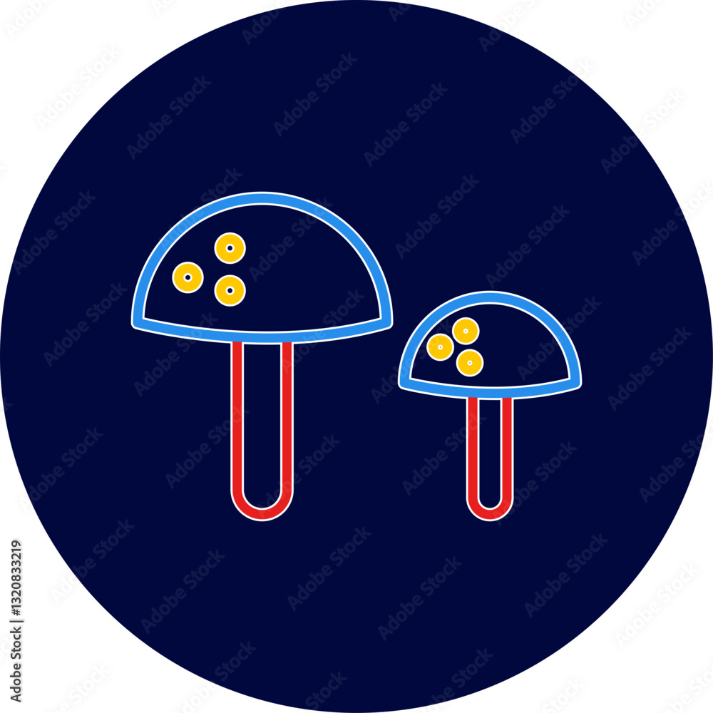 Mushrooms Icon Mushrooms Icon