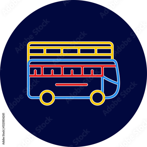 Double Bus Icon