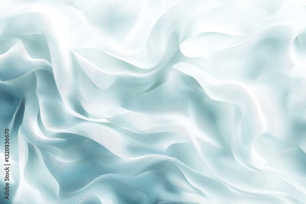 Obraz premium an abstract flowing fabric with a soft and smooth texture creating a visually appealing and dynamic background design