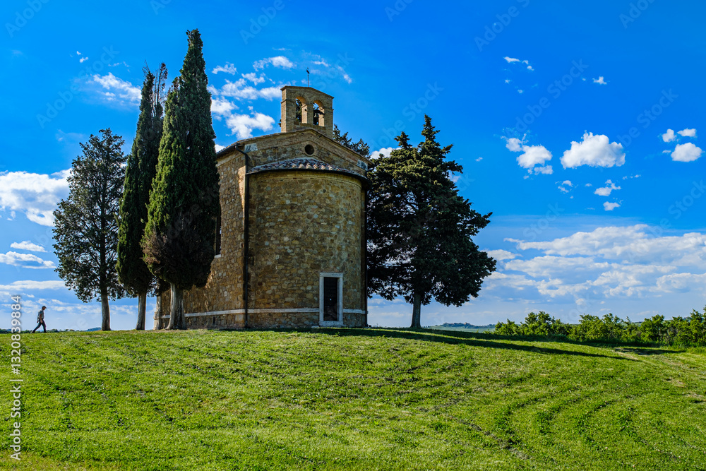 Obraz premium Panorama in val d'Orcia 