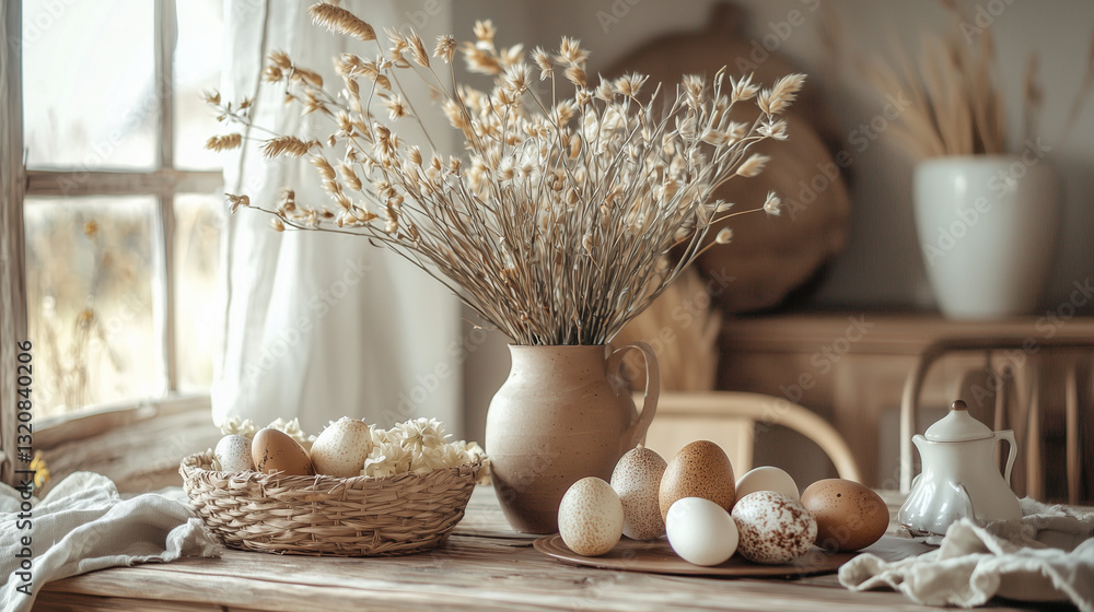 Wiejskie boho święta Wielkanocne