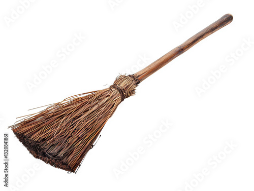 Wallpaper Mural Authentic Rustic Witch's Broom: A Magical Cleaning Tool Torontodigital.ca