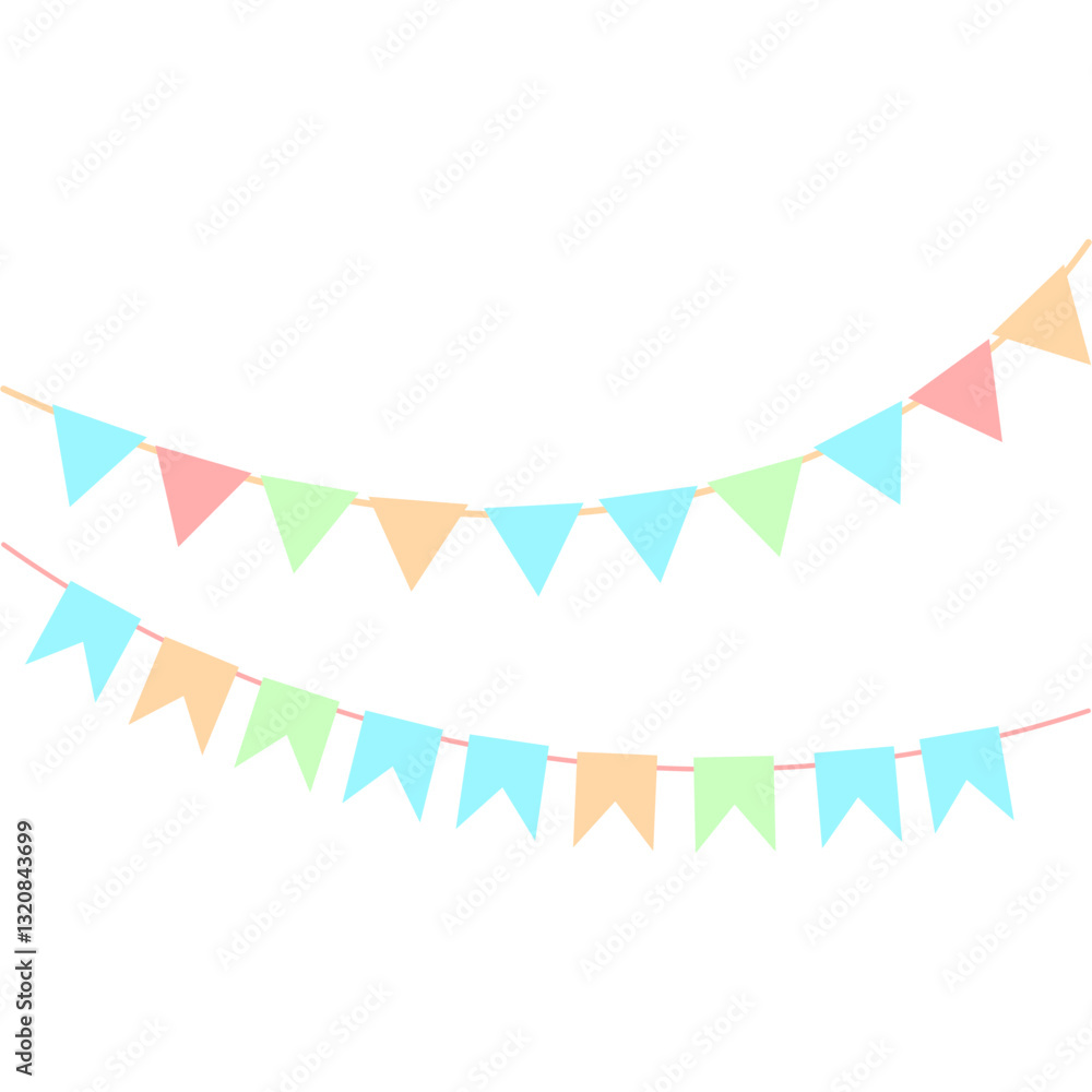 Obraz premium Colorful Party Bunting