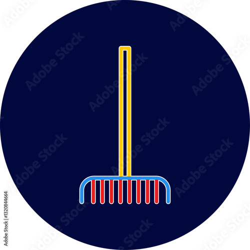 Fork picking leaves Icon
