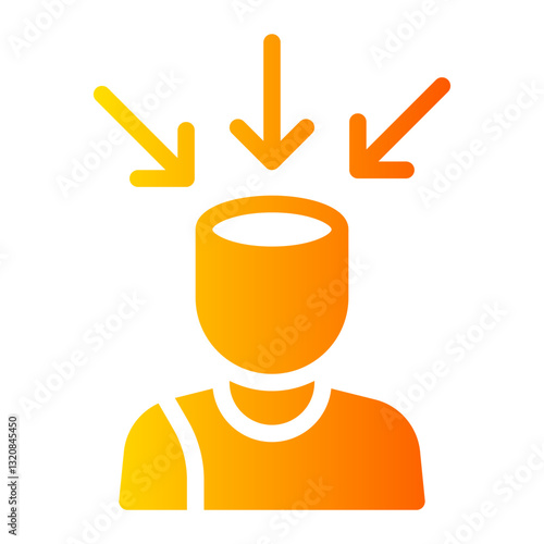 self awareness gradient icon