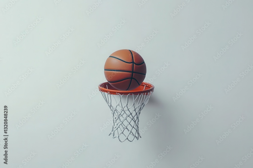 a basketball perfectly positioned in the hoop capturing the excitement and energy of the popular team sport
a basketball perfectly positioned in the hoop capturing the excitement and energy of the popular team sport