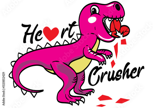 Heart Crusher Dinosaur
