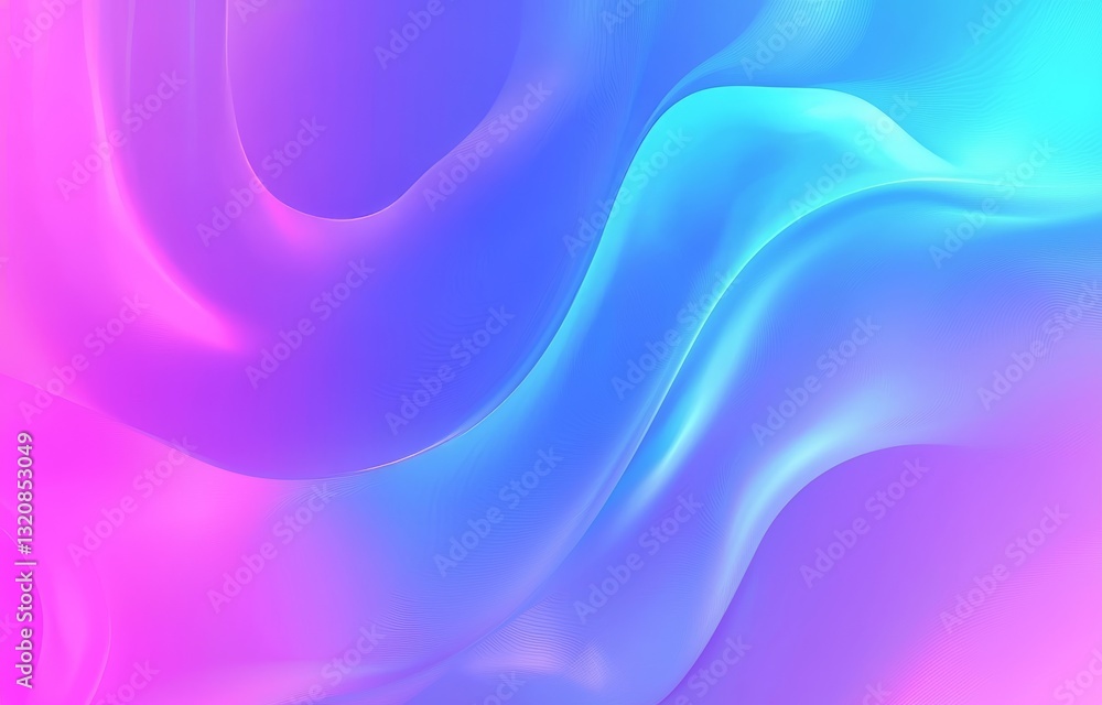Naklejka premium The empty wallpaper template showcases a dark abstract background illuminated by an ultraviolet glow and abstract gradient