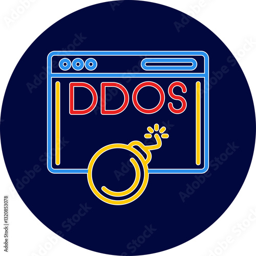 Ddos Attack Icon