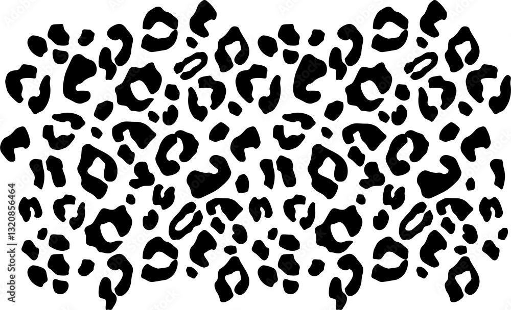 Seamless background with a leopard skin pattern Seamless background with a leopard skin pattern