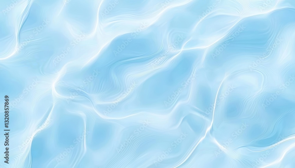 Soft, glossy, and fluid blue texture with wavy motion, perfect for futuristic, cosmetic, and wellness-related visuals Soft, glossy, and fluid blue texture with wavy motion, perfect for futuristic, cosmetic, and wellness-related visuals